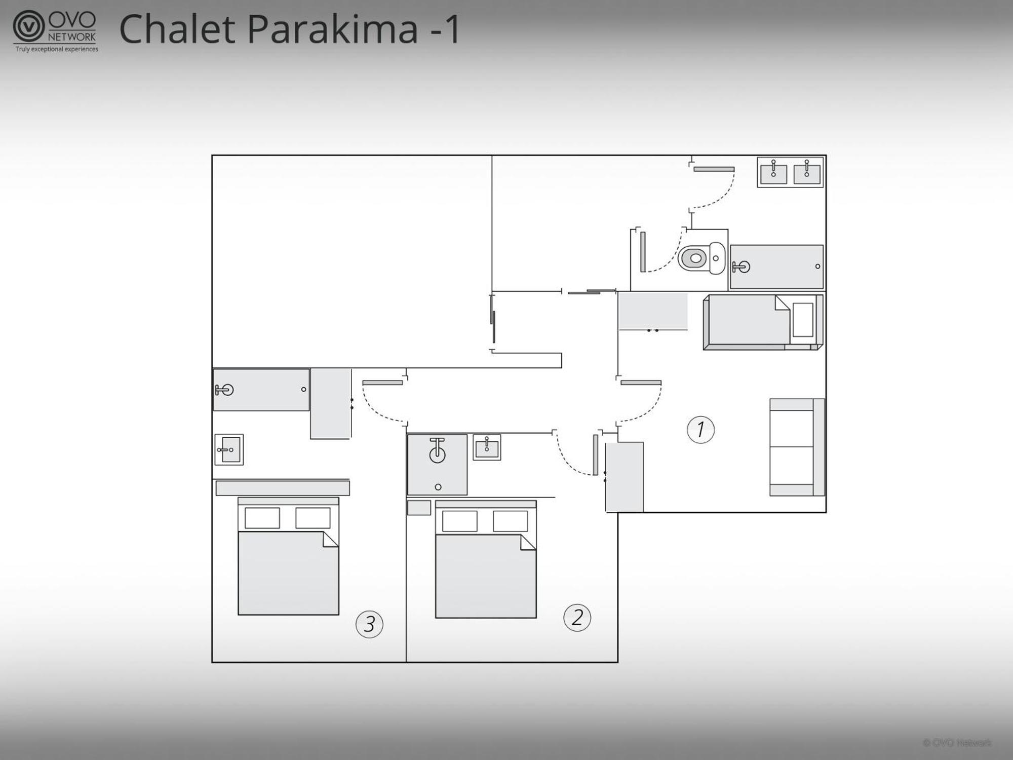 Chalet Parakima - Ovo Network มานิโกด ภายนอก รูปภาพ