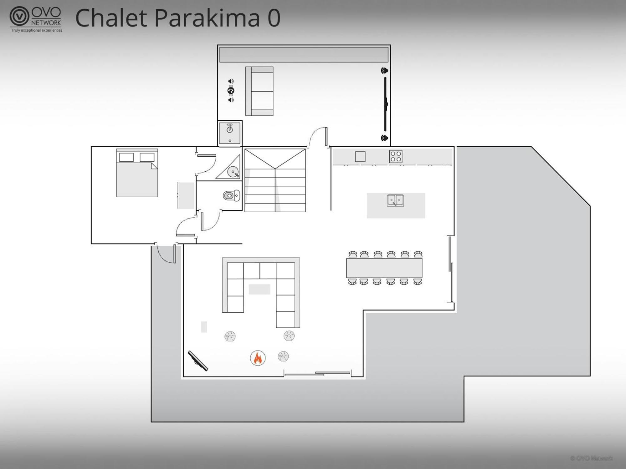 Chalet Parakima - Ovo Network มานิโกด ภายนอก รูปภาพ